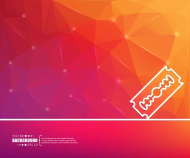 Yaratıcı soyut kavram vektör çizgi çizmek için web, mobil uygulaması, illüstrasyon şablon tasarım, iş Infographic, sayfa, broşür, afiş, tanıtım, poster, kapak, kitapçık, belge arka plan.