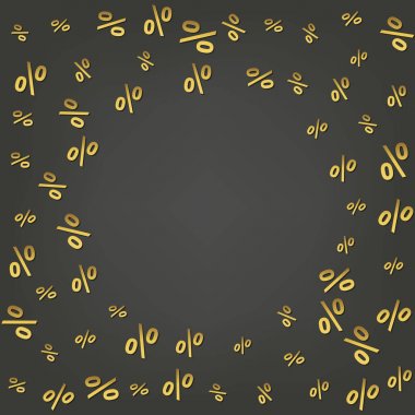 Yaratıcı vektör Illustration yüzde iş geçmişi. Seamless modeli. Anlaşma iskonto. Ekonomik Finans promosyon sanat tasarım. Soyut kavram grafik öğesi. Büyük satış. 