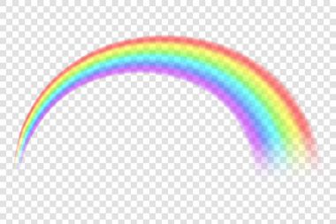 Gökkuşağı farklı şekil üzerinde şeffaf arka plan izole yaratıcı vektör Illustration. Fantezi sanat tasarım. Spektrum desen. Soyut kavram grafik öğesi. Eşcinsel, Lgbt, homoseksüel sembolleri.