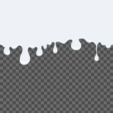 Yaratıcı vektör Illustration akışı ve damla süt. Splash damla krem. Sanat Tasarım yemek. Süt ürünleri. Soyut kavram grafik öğesi. Beyaz sıvı yoğurt içki.