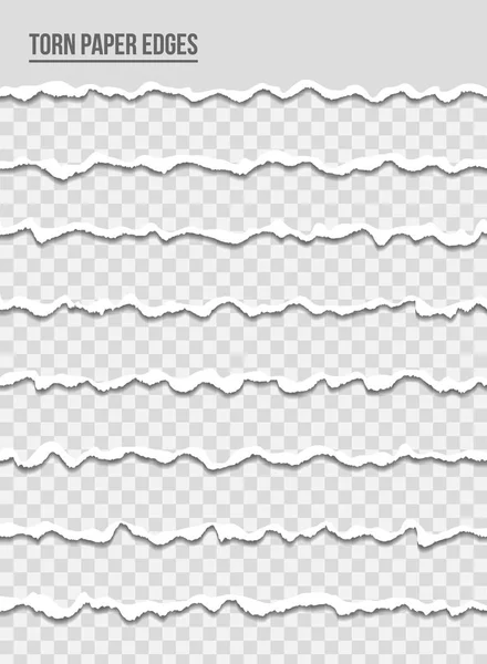 Креативна векторна ілюстрація різнокольорових рваних країв паперу. Художній дизайн. Реалістичні кольорові банери для інтернету, друк. Безшовний фон. Абстрактний набір графічних елементів концепції — стоковий вектор