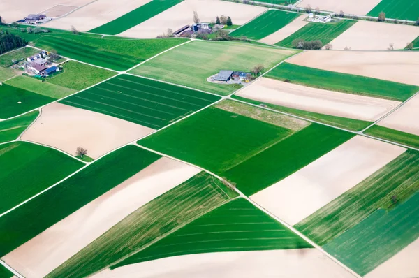 İsviçre sahası. Kuş görünümü göz