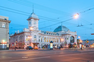 Vitebsk, beyaz gece Railway Station