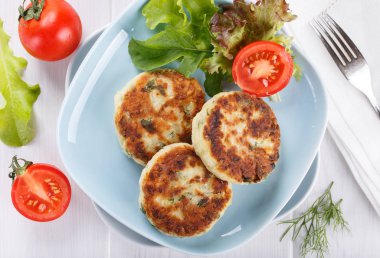Kabak dan sebze Beşamel sos