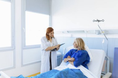 Hastanede ziyaret üst düzey hasta doktor