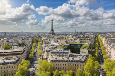 Eyfel Kulesi Paris manzarası