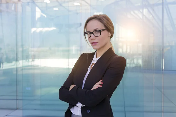 Retrato de uma mulher de negócios — Fotografia de Stock