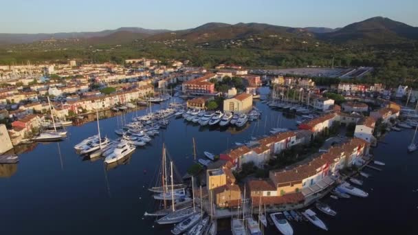 France, Var, Gulf of St Tropez, Port Grimaud — Stock Video