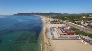 Saint Tropez, Pampelonne Beach havadan görünümü