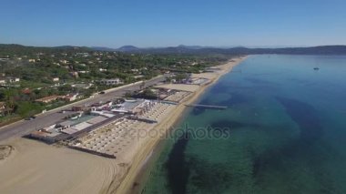 Saint Tropez, Pampelonne Beach havadan görünümü