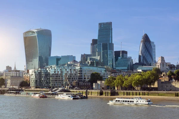 Cidade de Londres um dos principais centros de finanças globais — Fotografia de Stock