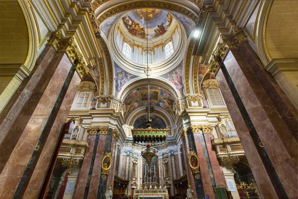 Saint Paul Cathedral Mdina Malta Europa — Stockfoto