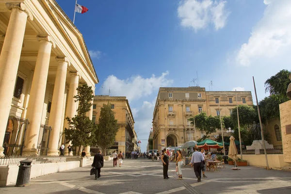 Malte, Scène de rue à La Valette — Photo