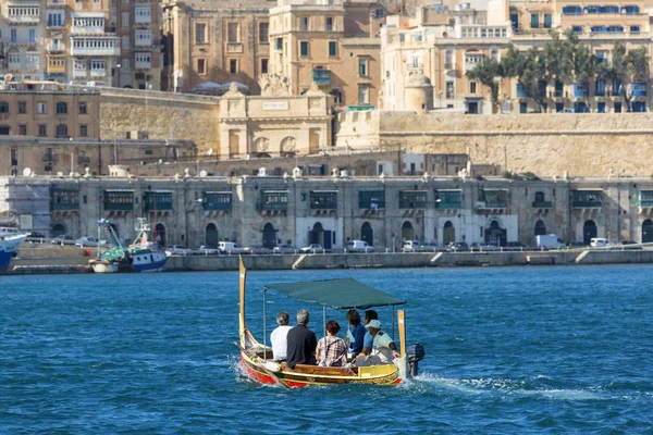 Malta Bootsschiff Valletta — Stockfoto