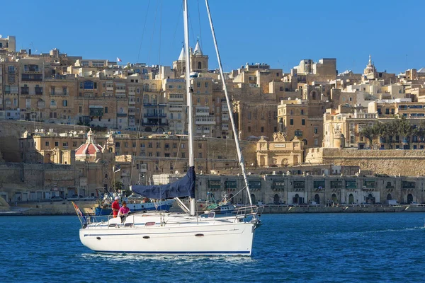 Malta Bootsschiff Valletta — Stockfoto