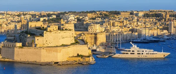 Malta Senglea Vista Valletta — Fotografia de Stock