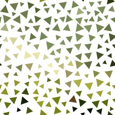 Beyaz bir arka plan üzerinde renkli üçgenler ile harika seamless modeli