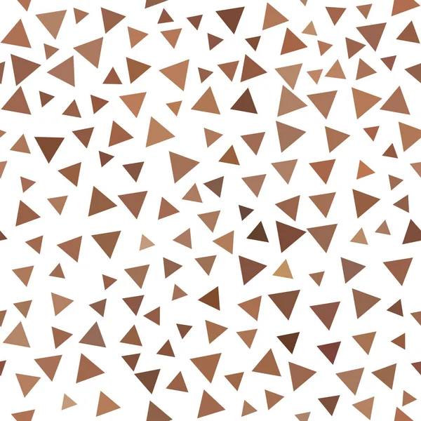 Awesome seamless pattern with colorful triangles on a white background — Stock Vector