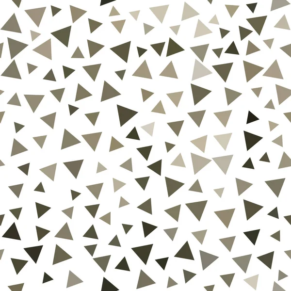 Φοβερό χωρίς ραφή πρότυπο με πολύχρωμα τρίγωνα σε λευκό φόντο — Διανυσματικό Αρχείο