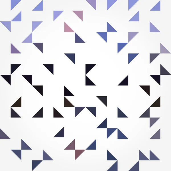 Φοβερό χωρίς ραφή πρότυπο με πολύχρωμα τρίγωνα σε λευκό φόντο — Διανυσματικό Αρχείο