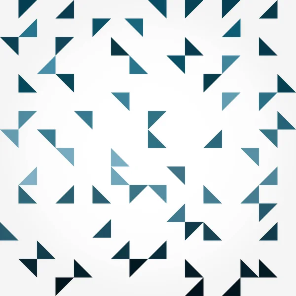 Impresionante patrón sin costuras con triángulos de colores sobre un fondo blanco — Vector de stock