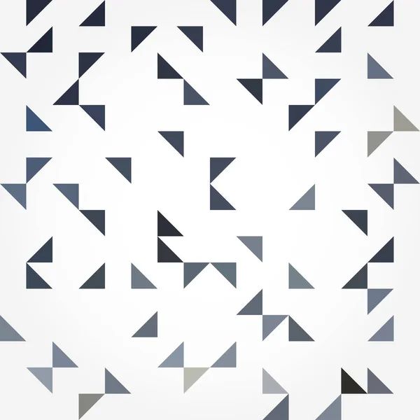 Impressionante padrão sem costura com triângulos coloridos em um fundo branco — Vetor de Stock