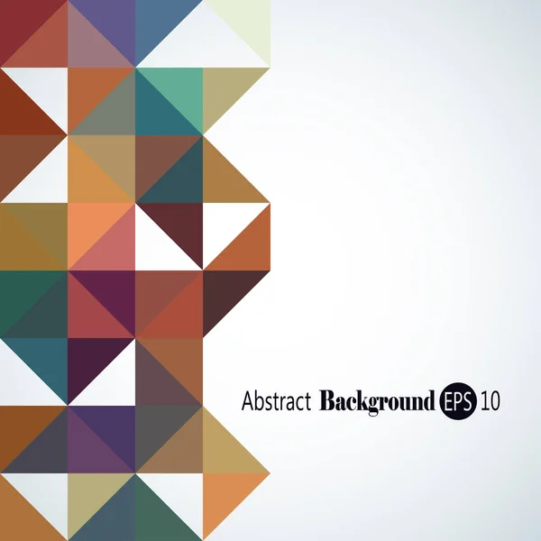 Úžasné pozadí geometrické barevné trojúhelníky — Stockový vektor