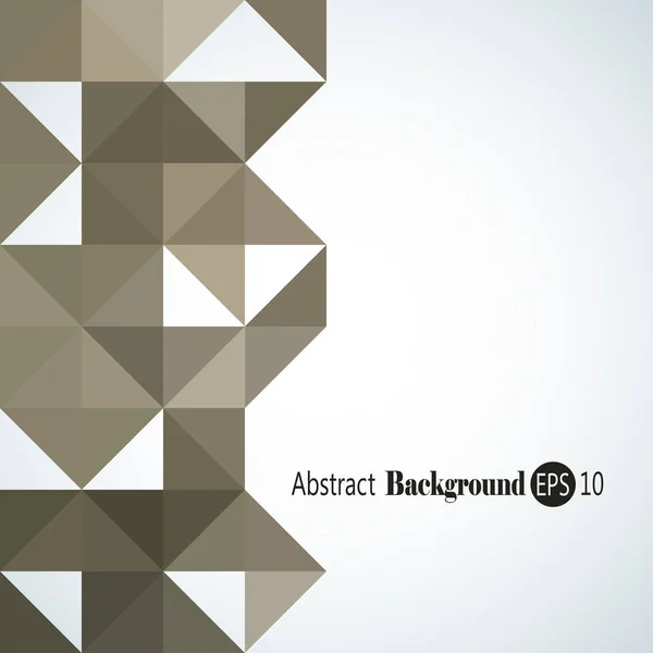 Awesome geometrische achtergrond met kleurrijke driehoeken — Stockvector