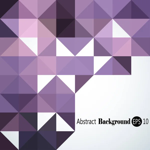 Fondo abstracto con triángulos y cuadrados coloridos — Vector de stock