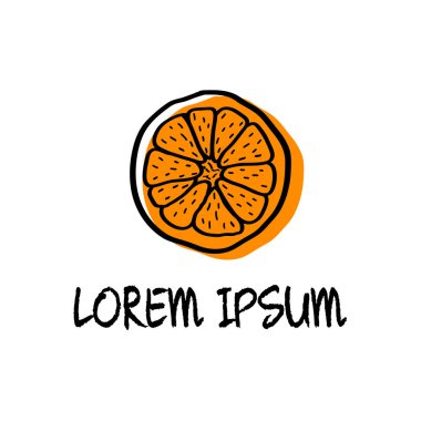 Doodle arpacık narenciye simgesini