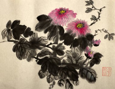 Kırmızı krizantem Şubesi