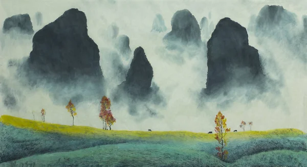 Chinese berglandschap — Stockfoto