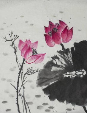 parlak lotus çiçeği