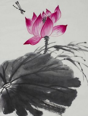 parlak lotus çiçeği