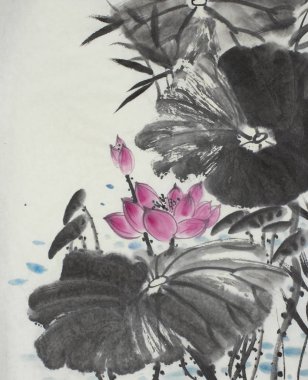 parlak lotus çiçeği