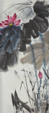 parlak lotus çiçeği