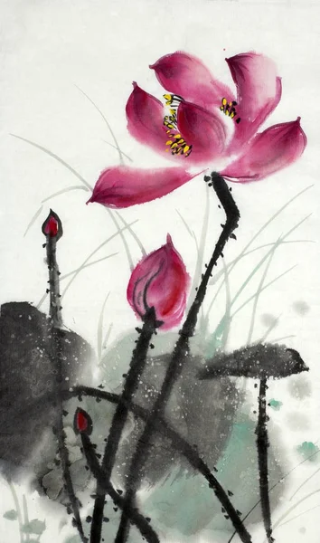 Le symbole du lotus de l'éternité — Photo
