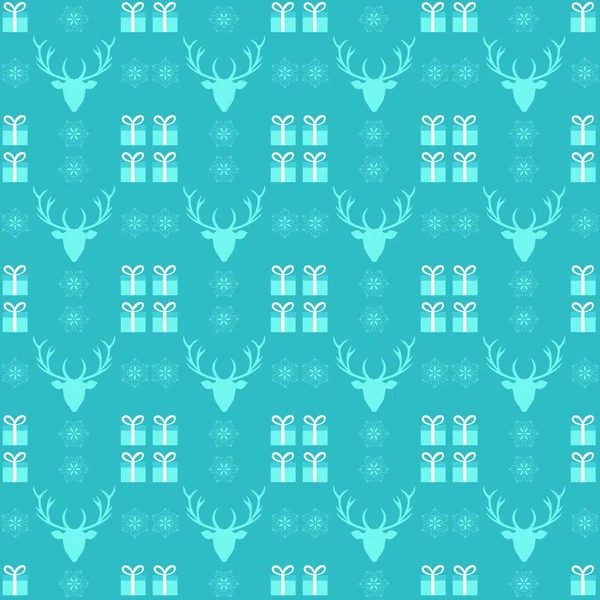 Geyiklerle Noel deseni.