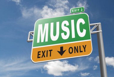 müzik dinleme ya da download işaret