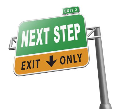 Takım iş yol işareti billboard