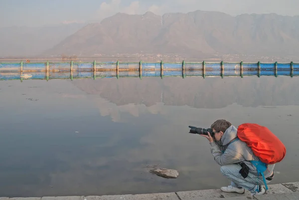 Зеркало-Дал утром, Индия — стоковое фото