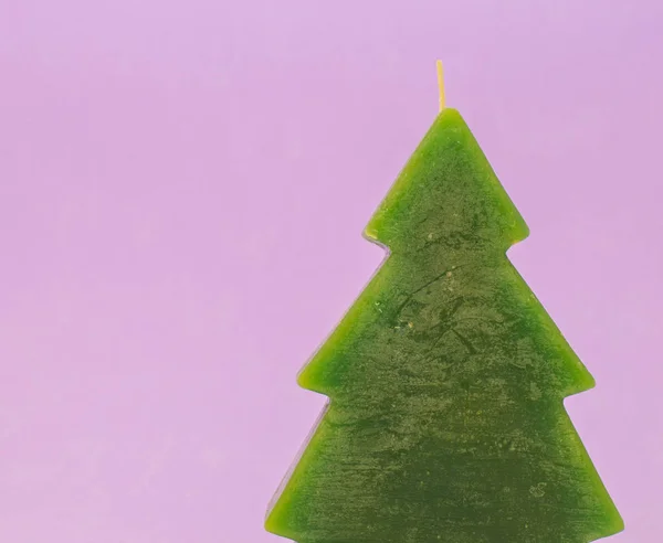 Noel mum ağacı Menekşe arka plan üzerinde