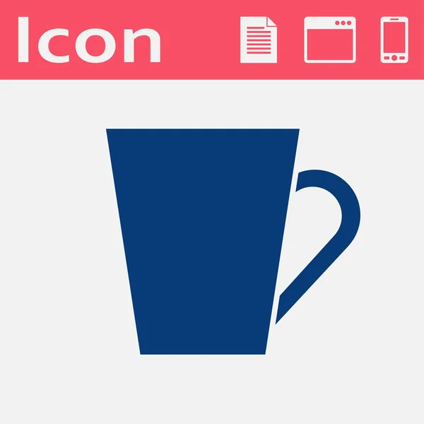 Icône de cuisine de tasse — Image vectorielle