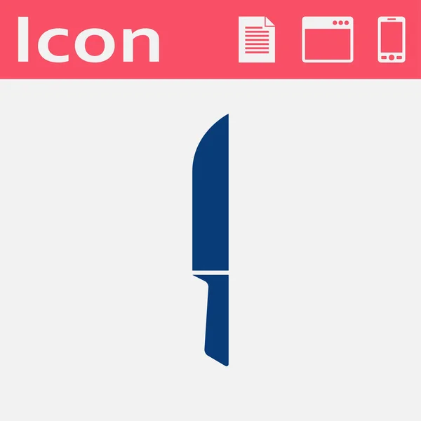 Icono de cocina de cuchillo — Vector de stock