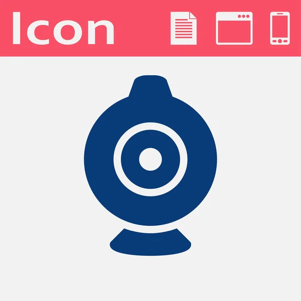 Web camera vector icon — Stock Vector