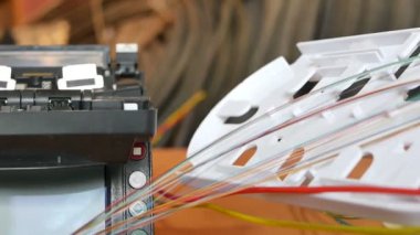 Bir İnternet kablosu kurulumu