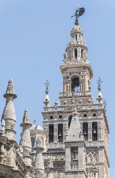 A Catedral de Santa Maria da Sé (Catedral de Sevilha) em Se — Fotografia de Stock