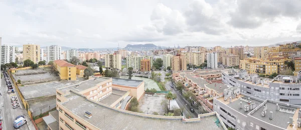 Панорамний вид з Альхесірас, порту та Гібралтар, — стокове фото