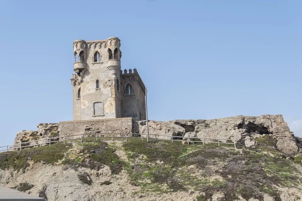 Santa Catalina zamek, Tarifa, Andaluzja, Południowa Hiszpania — Zdjęcie stockowe