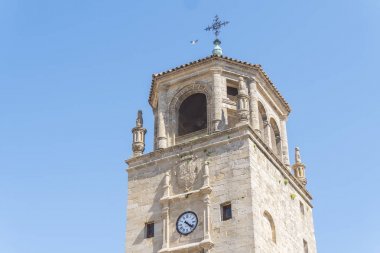 Saat Kulesi Andalucia Meydanı, Ubeda, Jaen, İspanya